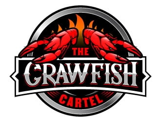 The Crawfish Cartel  logo design by daywalker