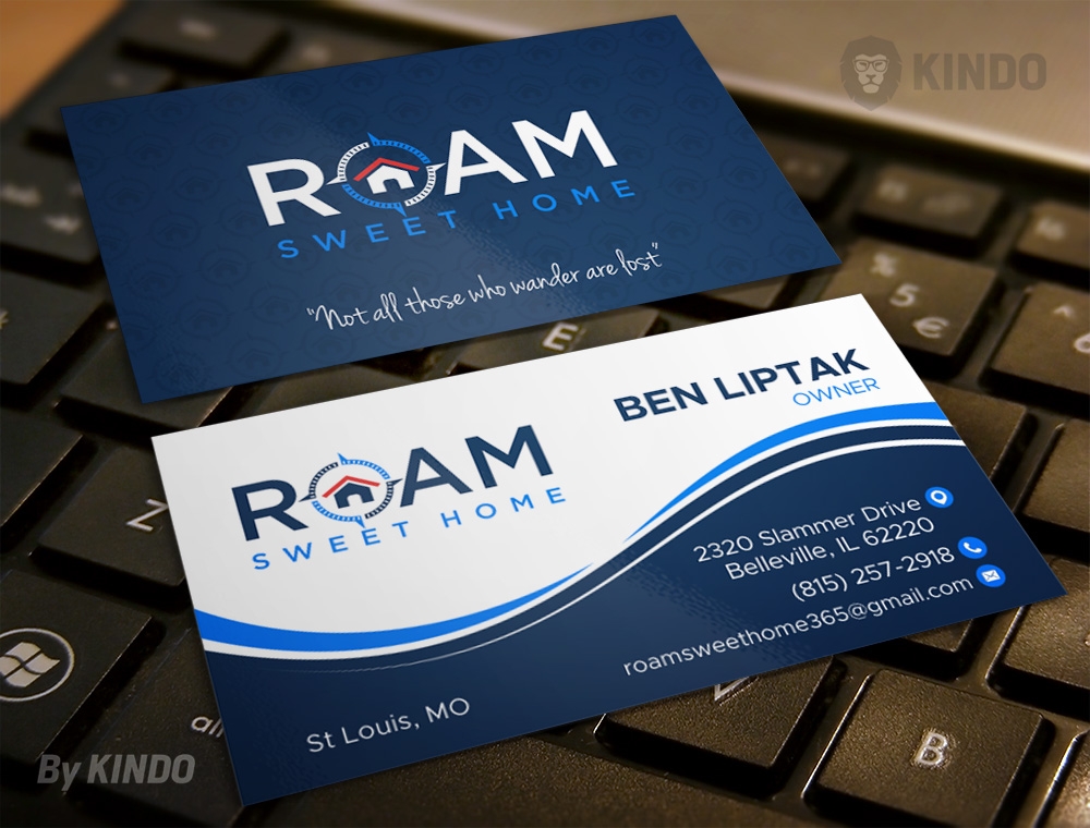 Roam Sweet Home logo design by Kindo