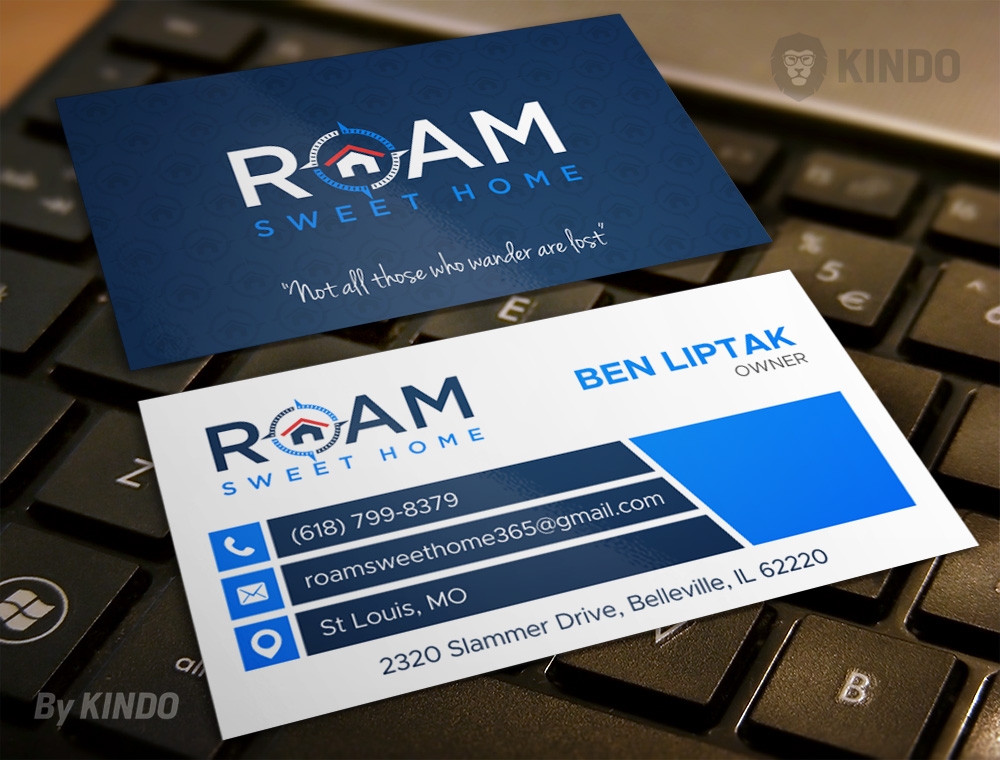 Roam Sweet Home logo design by Kindo
