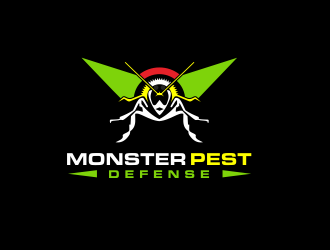 Monster Pest Defense logo design by azizah