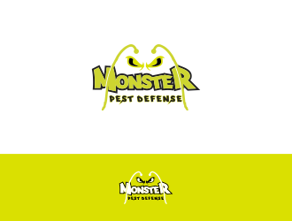 Monster Pest Defense logo design by YOKO