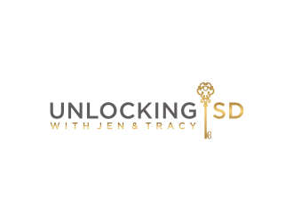 Unlocking SD with Jen & Tracy logo design by asyqh