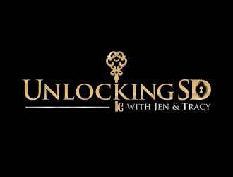 Unlocking SD with Jen & Tracy logo design by brandshark