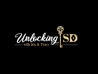 Unlocking SD with Jen & Tracy logo design by yippiyproject