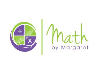 Math by Margaret LLC logo design by Landung