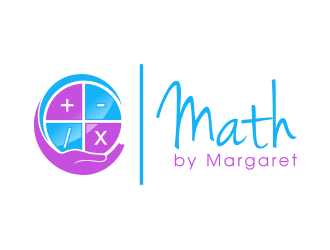 Math by Margaret LLC logo design by Landung