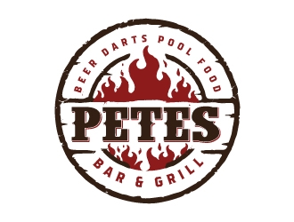 Petes Bar logo design by emberdezign