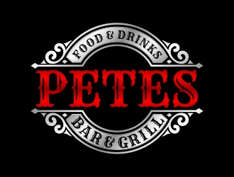 Petes Bar logo design by aura