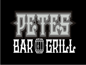 Petes Bar logo design by kitaro