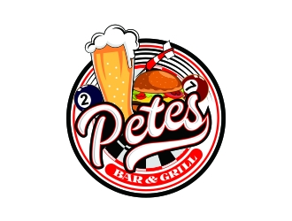 Petes Bar logo design by rizuki