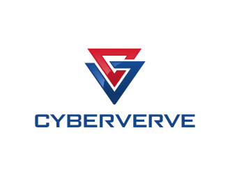 CyberVerve logo design by mashoodpp