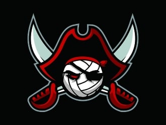 Pirates logo design by rizuki