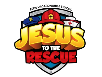 Jesus To The Rescue - 2020 Vacation Bible School logo design by avatar