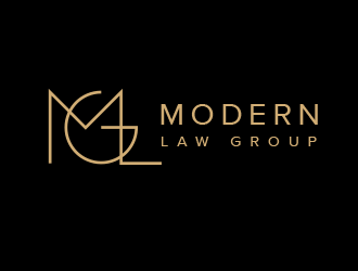 Modern Law Group logo design by BeDesign