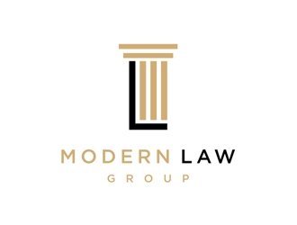 Modern Law Group logo design by Abril