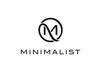Minimalist logo design by Abril