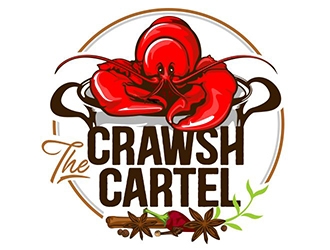 The Crawfish Cartel  logo design by veron
