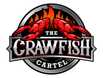 The Crawfish Cartel  logo design by daywalker