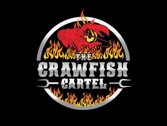 The Crawfish Cartel  logo design by emberdezign