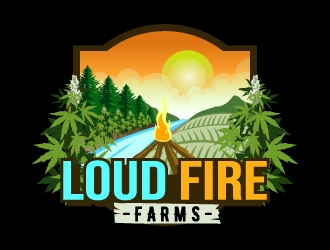 Loud Fire Farms logo design by iamjason