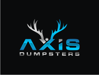 Axis Dumpsters  logo design by bricton