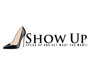 Show Up, Speak Up and Get What You Want! logo design by AamirKhan