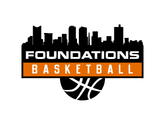 Foundations Basketball logo design by Ultimatum