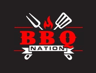 BBQ Nation logo design by AamirKhan