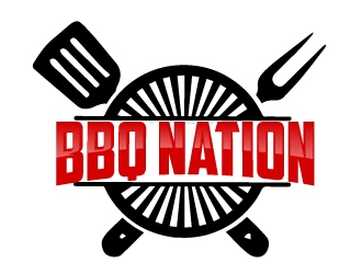 BBQ Nation logo design by AamirKhan
