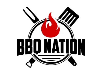 BBQ Nation logo design by AamirKhan