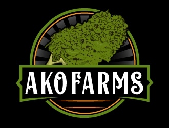 AKO FARMS logo design by AamirKhan