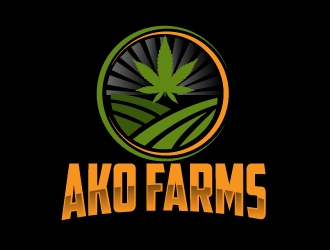 AKO FARMS logo design by AamirKhan