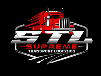 Supreme Transport Logistics logo design by 3Dlogos