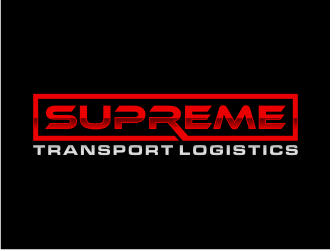 Supreme Transport Logistics logo design by zizou