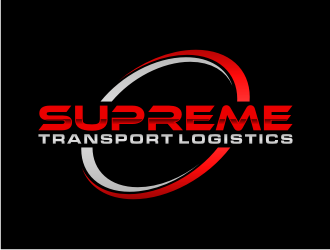 Supreme Transport Logistics logo design by zizou