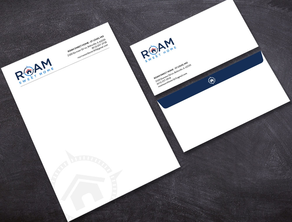 Roam Sweet Home logo design by fritsB