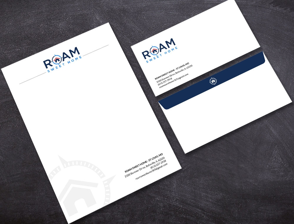 Roam Sweet Home logo design by fritsB