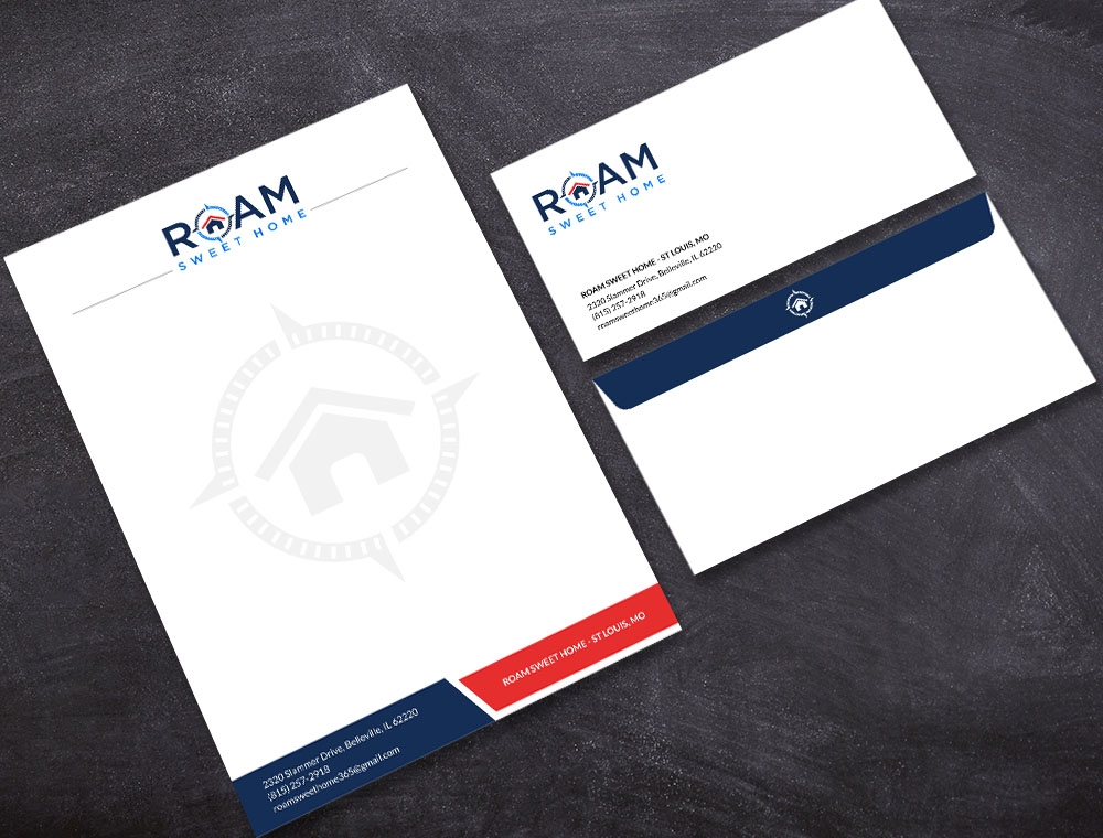 Roam Sweet Home logo design by fritsB