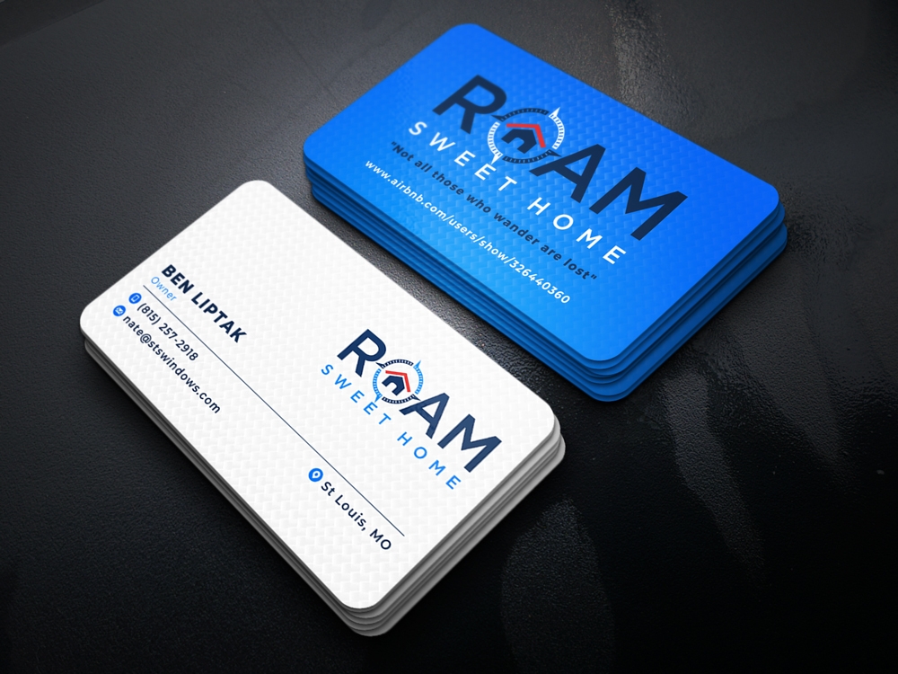 Roam Sweet Home logo design by KHAI