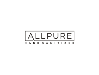 ALLPURE HAND SANITIZER logo design by bricton