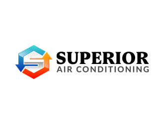 Superior Air Conditioning  logo design by DeyXyner