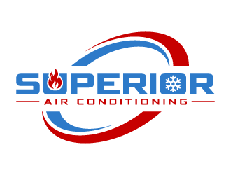 Superior Air Conditioning  logo design by pencilhand