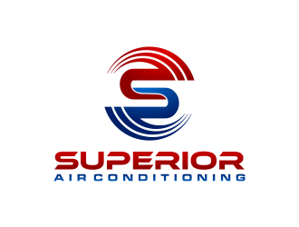 Superior Air Conditioning  logo design by mutafailan