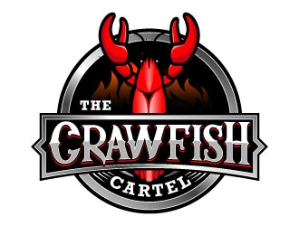 The Crawfish Cartel  logo design by daywalker