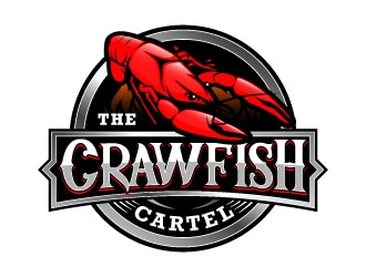 The Crawfish Cartel  logo design by daywalker