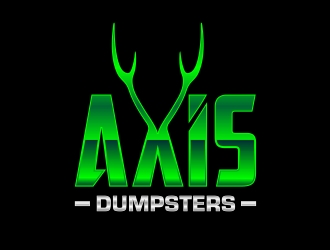 Axis Dumpsters  logo design by aura