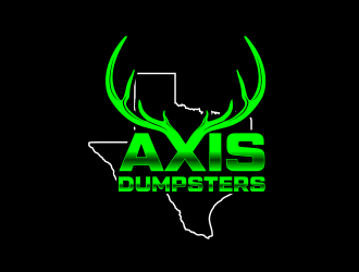 Axis Dumpsters  logo design by beejo