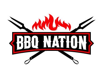 BBQ Nation logo design by daywalker