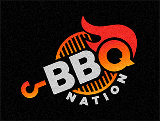 BBQ Nation logo design by MCXL