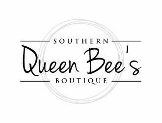 Southern Queen Bees Boutique logo design by Msinur